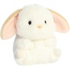 Aurora® Playful Rolly Pet™ Bouncy Bunny™ Stuffed Animal – Compact Size for On-the-Go Fun – for Adults, Kids, Birthdays, and Anniversaries – White 5 Inches