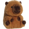 Aurora® Playful Rolly Pet™ Charlie Capybara™ Stuffed Animal – Compact Size for On-the-Go Fun – for Adults, Kids, Birthdays, and Anniversaries – Brown 5 Inches