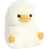 Aurora® Playful Rolly Pet™ Delight Duck™ Stuffed Animal – Compact Size for On-the-Go Fun – for Adults, Kids, Birthdays, and Anniversaries – White 5 Inches