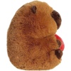 Aurora Playful Rolly Pet I Love U Capybara Stuffed Animal – Soft Keepsake for Loved Ones – Perfect for Decorating Rooms and Valentine’s Day – Brown 5 Inches