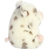Aurora® Playful Rolly Pet™ Periwinkle Pig™ Stuffed Animal – Compact Size For On-the-Go Fun – For Adults, Kids, Birthdays, and Anniversaries – White 6 Inches