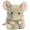 Aurora® Playful Rolly Pet™ Precious Panda™ Stuffed Animal – Compact Size for On-the-Go Fun – for Adults, Kids, Birthdays, and Anniversaries – White 4 Inches(FRISK MOUSE)