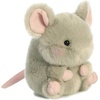 Aurora® Playful Rolly Pet™ Precious Panda™ Stuffed Animal – Compact Size for On-the-Go Fun – for Adults, Kids, Birthdays, and Anniversaries – White 4 Inches(FRISK MOUSE)