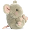 Aurora® Playful Rolly Pet™ Precious Panda™ Stuffed Animal – Compact Size for On-the-Go Fun – for Adults, Kids, Birthdays, and Anniversaries – White 4 Inches(FRISK MOUSE)