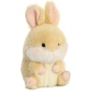 Aurora® Playful Rolly Pet™ Precious Panda™ Stuffed Animal – Compact Size for On-the-Go Fun – for Adults, Kids, Birthdays, and Anniversaries – White 4 Inches(LIVELY BUNNY)