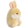 Aurora® Playful Rolly Pet™ Precious Panda™ Stuffed Animal – Compact Size for On-the-Go Fun – for Adults, Kids, Birthdays, and Anniversaries – White 4 Inches(LIVELY BUNNY)