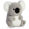 Aurora® Playful Rolly Pet™ Precious Panda™ Stuffed Animal – Compact Size for On-the-Go Fun – for Adults, Kids, Birthdays, and Anniversaries – White 4 Inches(Rolly Pet)