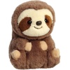 Aurora® Playful Rolly Pet™ Seth Sloth™ Stuffed Animal – Compact Size for On-the-Go Fun – for Adults, Kids, Birthdays, and Anniversaries – Brown 5 Inches