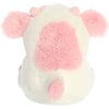 Aurora® Playful Rolly Pet™ Strawberry Milk Cow™ Stuffed Animal – Compact Size for On-the-Go Fun – for Adults, Kids, Birthdays, and Anniversaries – Pink 5 Inches