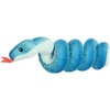 Aurora® Playful Snake Wrist Wranglers™ Blue Pit Viper Stuffed Animal – Vibrant Colors for an Eye-Catching Design – Perfect for Kids, Adults, and Any Reptile Enthusiasts