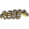 Aurora® Playful Wrist Wranglers™ Monarch Caterpillar Stuffed Animal – Vibrant Colors for an Eye-Catching Design – Perfect for Kids and Costumes – Yellow 8 Inches