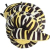 Aurora® Playful Wrist Wranglers™ Monarch Caterpillar Stuffed Animal – Vibrant Colors for an Eye-Catching Design – Perfect for Kids and Costumes – Yellow 8 Inches