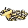Aurora® Playful Wrist Wranglers™ Monarch Caterpillar Stuffed Animal – Vibrant Colors for an Eye-Catching Design – Perfect for Kids and Costumes – Yellow 8 Inches