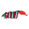 Aurora® Playful Wrist Wranglers™ Red-Sided Garter Snake Stuffed Animal – Vibrant Colors for an Eye-Catching Design – Perfect for Kids and Costumes – 8 Inches