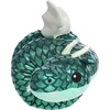 Aurora® Playful Wrist Wranglers™ Viridian Dragon™ Stuffed Animal – Vibrant Colors for an Eye-Catching Design – Perfect for Kids and Costumes – Green 8 Inches