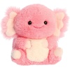 Aurora® Round Rolly Pet™ Ari Axolotl™ Stuffed Animal – Adorable Companions – On-The-Go Fun – Pink 5 Inches