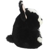 Aurora Round Rolly Pet Ava French Bulldog Stuffed Animal – Adorable Companions – On-The-Go Fun – Black 5 Inches