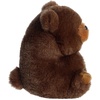 Aurora® Round Rolly Pet™ Brambles Brown Bear™ Stuffed Animal – Adorable Companions – On-The-Go Fun – Brown 5 Inches