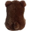 Aurora® Round Rolly Pet™ Brambles Brown Bear™ Stuffed Animal – Adorable Companions – On-The-Go Fun – Brown 5 Inches