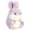 Aurora Round Rolly Pet Bunny Lavender Stuffed Animal – Adorable Companions – On-The-Go Fun – Lavender 5 Inches