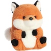Aurora® Round Rolly Pet™ Finley Fox™ Stuffed Animal – Adorable Companions – On-The-Go Fun – Orange 5 Inches
