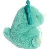 Aurora® Round Rolly Pet™ Teya Triceratops™ Stuffed Animal – Adorable Companions – On-The-Go Fun – Blue 5 Inches