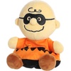 Aurora Spooky Peanuts Masked Charlie Brown Palm Pals Stuffed Animal – Officially Licensed Toys for All Snoopy Fans – Perfect for Halloween Decorations and Gifts – Multicolor 5 Inches