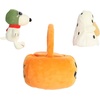 Aurora Spooky Peanuts Peanuts Pumpkin Tote Stuffed Animal – Officially Licensed Toys for All Snoopy Fans – Perfect for Halloween Decorations and Gifts – Multicolor 8 Inches