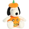 Aurora Spooky Peanuts Pumpkin Costume Snoopy Stuffed Animal – Officially Licensed Toys for All Snoopy Fans – Perfect for Halloween Decorations and Gifts – Orange 14 Inches