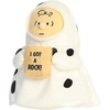 Aurora Spooky Peanuts Rockin’ Charlie Brown Stuffed Animal – Officially Licensed Toys for All Snoopy Fans – Perfect for Halloween Decorations and Gifts – White 8 Inches