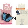 Aurora® Vibrant Wrist Fliers™ Blue Morpho Butterfly Stuffed Animal – Eye-Catching Designs to Wear – Perfect for Kids 3+ Years and Animal Loving Adults – Blue 5 Inches