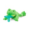 WubbaNub Infant Pacifier – Green Frog