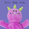 WubbaNub Purple Monster Lovey