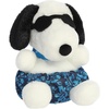 Aurora® Adorable Peanuts® Palm Pals™ Surfer Snoopy™ Stuffed Animal – Officially Licensed Toys for All Snoopy Fans – Nostalgic Gift for Adults and Birthday Celebrations – White 5 Inches
