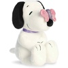 Aurora Adorable Peanuts Snoopy Stuffed Animal – Officially Licensed Toys For All Snoopy Fans – Seasonal Plush For The Spring Season – Pink Butterfly 9 Inches