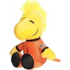 Aurora® Adorable Peanuts® Spacesuit Woodstock Stuffed Animal – Officially Licensed Toys for All Snoopy Fans – Nostalgic Gift for Adults and Birthday Celebrations – Orange 6.5 Inches