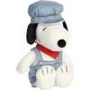 Aurora® Adorable Peanuts® Train Engineer Snoopy™ Stuffed Animal – Officially Licensed Toys for All Snoopy Fans – Nostalgic Gift for Adults and Birthday Celebrations – 14 Inches
