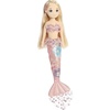 Aurora® Enchanting Sea Sparkles™ Floral Sparkles Daisy™ Stuffed Doll – Imaginative Play with Magical Companions – Perfect for Kid’s Birthdays and Celebrations – Pink 18 Inches