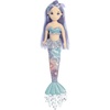 Aurora® Enchanting Sea Sparkles™ Floral Sparkles Ivy™ Stuffed Doll – Imaginative Play with Magical Companions – Perfect for Kid’s Birthdays and Celebrations – Blue 18 Inches