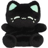 Aurora Enchanting Tasty Peach Black Out Meowchi Palm Pals Stuffed Animal – Bright & Colorful Design for Room Decor – Perfect for Adults, Kids, and Birthdays – Mint 5 Inches
