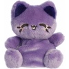 Aurora® Enchanting Tasty Peach® Meowchi Palm Pals™ Stuffed Animal – Bright & Colorful Design for Room Decor – Perfect for Adults, Kids, and Birthdays – Ube 5 Inches