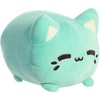 Aurora® Enchanting Tasty Peach® Mint Meowchi Stuffed Animal – Bright & Colorful Design – Showpiece Plush – Mint 7 Inches