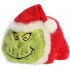 Aurora® Festive Dr. Seuss™ Santa Grinch Spudsters™ Stuffed Animal – Officially Licensed Plush for Imaginative Play – Perfect for Holiday Decorations or Gifts – Green 9 Inches