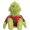 Aurora® Festive Dr. Seuss™ Ugly Sweater Light-Up Grinch Stuffed Animal – Officially Licensed Plush for Imaginative Play – Perfect for Holiday Decorations or Gifts – Green 9.5 Inches