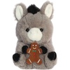 Aurora Festive Rolly Pet Denver Donkey Stuffed Animal – Adorable Companions – On-The-Go Fun – Gray 5 Inches