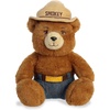 Aurora® Official Licensed U.S. Forest Service Smokey Bear Stuffed Animal – Soft and Cuddly Toy for Imaginative Play – Perfect for Kids, Nature Lovers, and Woodland-Themed Decor – Brown 9 Inches