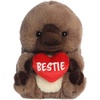 Aurora Playful Rolly Pet Bestie Platypus Stuffed Animal – Soft Keepsake for Loved Ones – Perfect for Decorating Rooms and Valentine’s Day – Brown 5 Inches