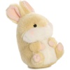 Aurora® Playful Rolly Pet™ Precious Panda™ Stuffed Animal – Compact Size for On-the-Go Fun – for Adults, Kids, Birthdays, and Anniversaries – White 4 Inches(LIVELY BUNNY)