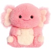 Aurora® Round Rolly Pet™ Ari Axolotl™ Stuffed Animal – Adorable Companions – On-The-Go Fun – Pink 5 Inches