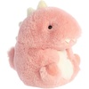 Aurora® Round Rolly Pet™ Avery Allosaurus™ Stuffed Animal – Adorable Companions – On-The-Go Fun – Pink 5 Inches